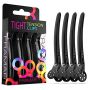 Framar - Tight Tension Haarclips - Zwart 4 st