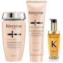 Kérastase - Curl Manifesto Shampoo + Conditioner + Elixir Ultime L'Huile Originale Haarolie - Voordeelset Krullend Haar