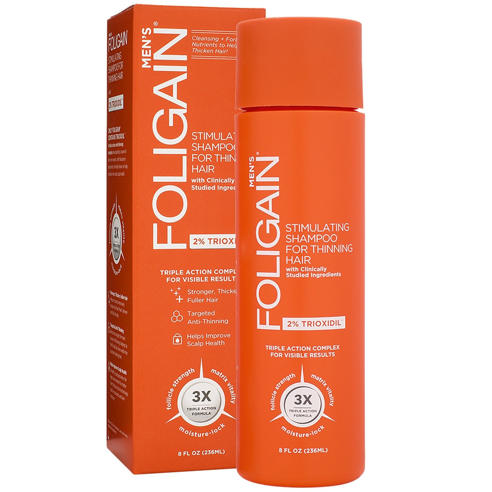 Foligain Men Stimulating Shampoo for Thinning Hair 2 Trioxidil