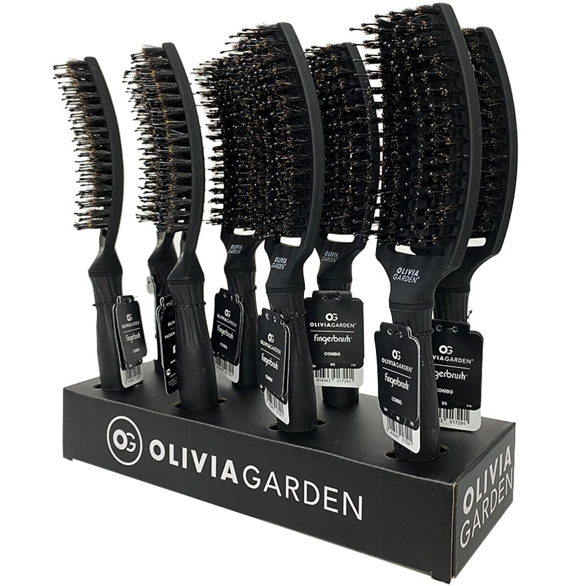 Shop Olivia Garden Fingerbrush Medium Display Stand 8 Brushes Fall  Collection