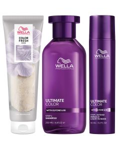 Wella Professionals Color Fresh Mask Pearl Blonde & Ultimate Color Voordeelset