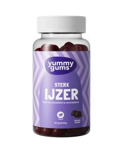 Yummygums IJzer Sterk Gummies 60 Gummies
