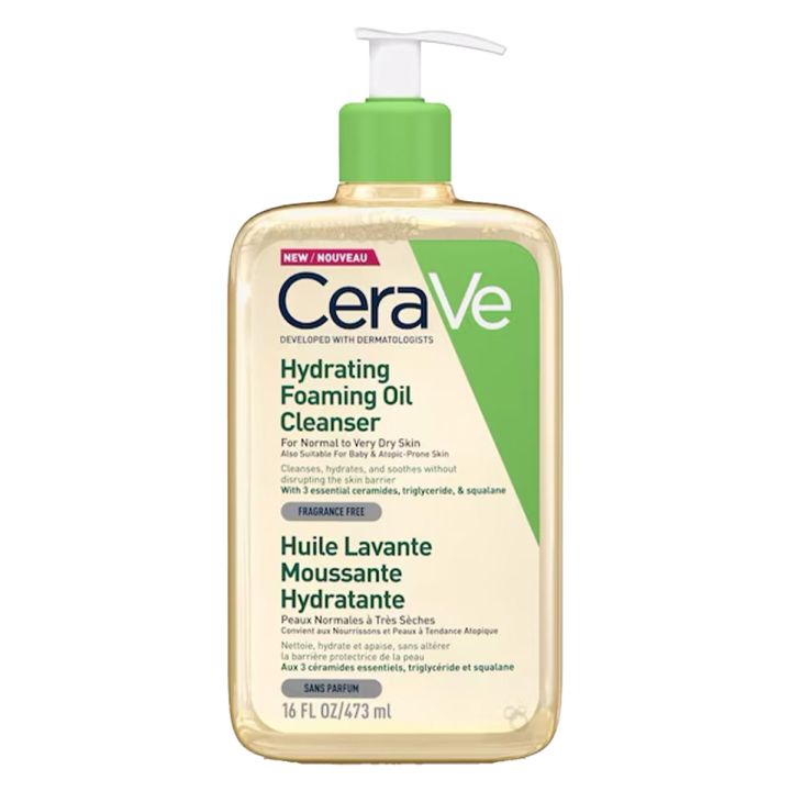 CeraVe Hydraterende Schuimende Oliecleanser - 473 ml