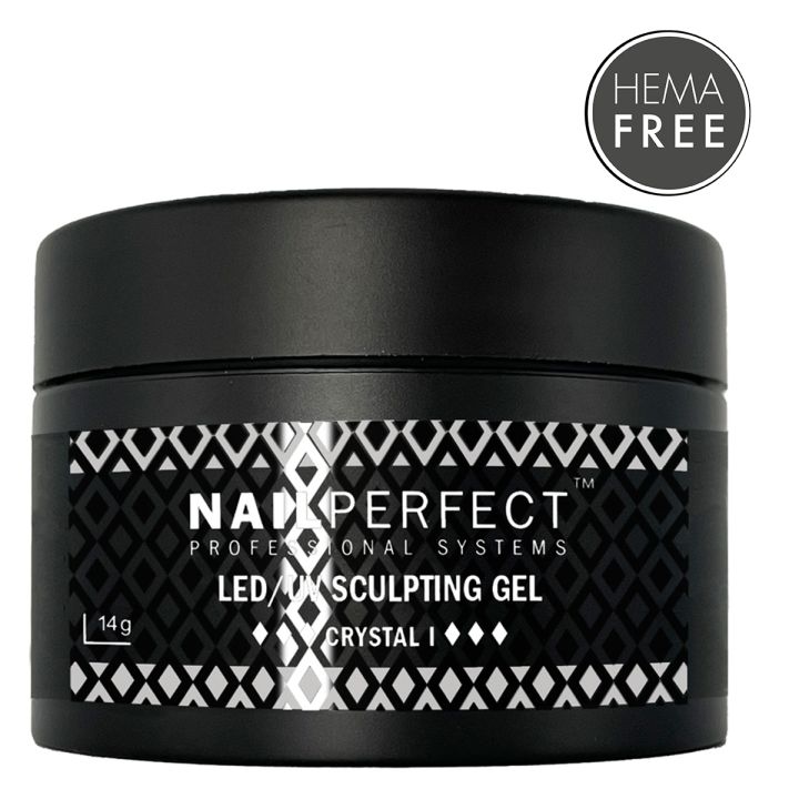 Nail Perfect - LED/UV Sculpting Gel - Crystal 1 - 14 gr