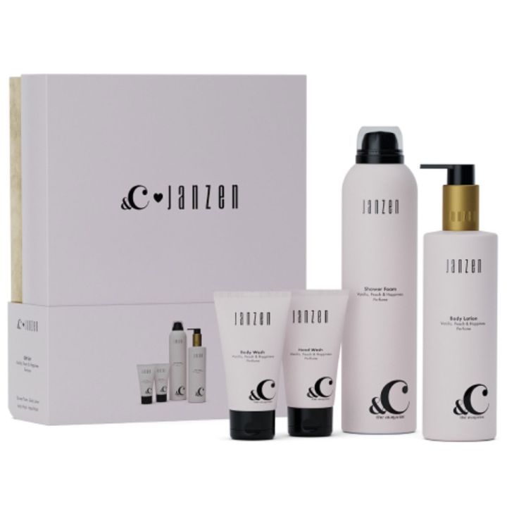 JANZEN Set &C Vanilla Peach&Happiness Gift Set