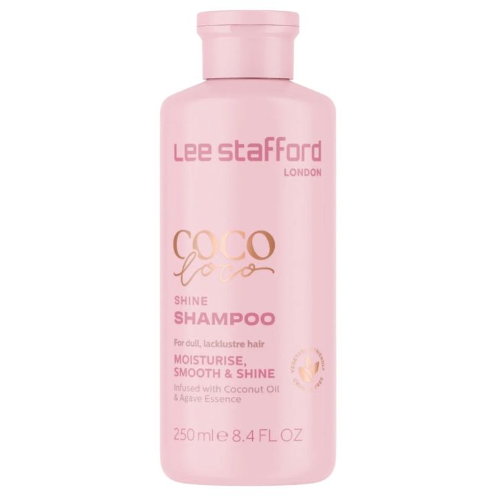 Lee Stafford - Coco Loco - Shine Shampoo - Herstelt Droog en Beschadigd Haar - 250 ml