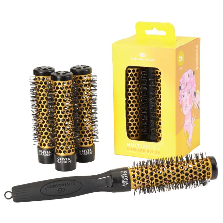 Olivia Garden Multibrush Curlers Kit 25 mm