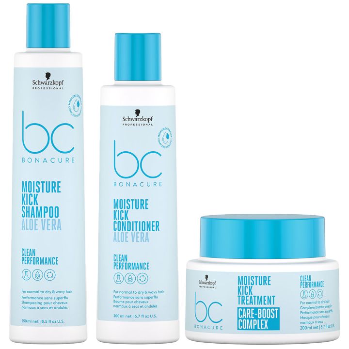 Schwarzkopf - BC Bonacure - Moisture Kick - Voordeelset voor droog haar