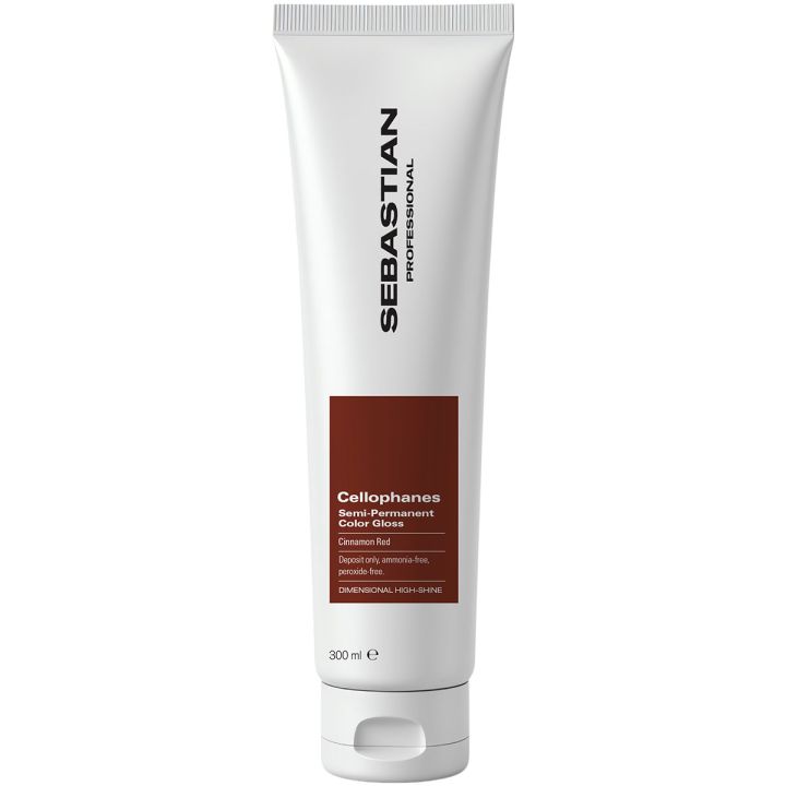 Sebastian Cellophanes Cinnamon Red witte tube met roodbruin etiket, pakshot