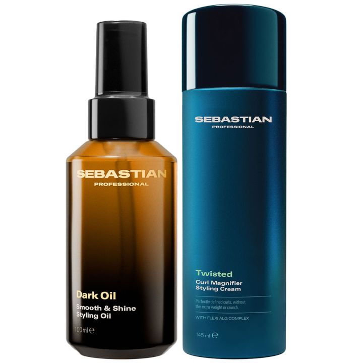 Sebastian - Dark Oil & Twisted Cream Voordeelset voor Droog en Krullend Haar