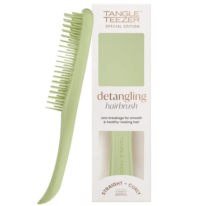 Tangle teezer detangling brush matte olive green