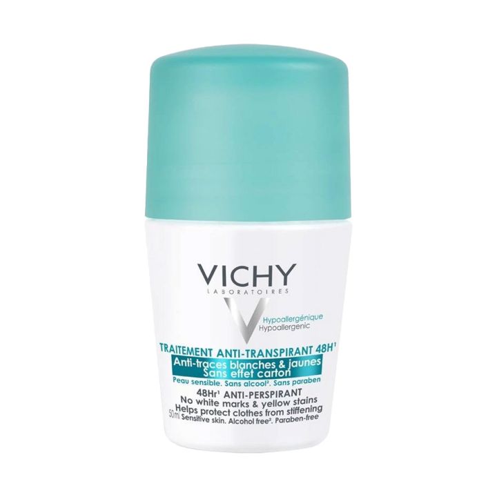 Vichy Deo Intense Transpiratie roller 48 uur anti-strepen 50 ml