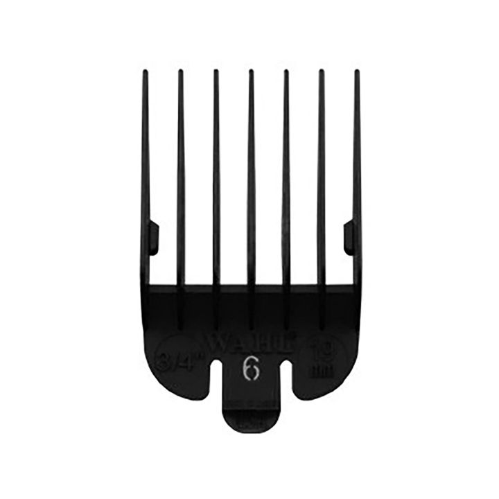 Wahl - Opzetkam - Type 1 - Plastic Zwart - Nr. 6 - 19 mm
