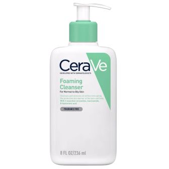 CeraVe - Schuimende Cleanser met Niacinamide voor Normale tot Vettige Huid - 236 ml 