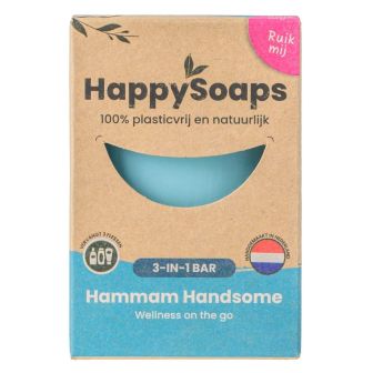 HappySoaps Hammam Handsome 3 in 1 Bar 70 gr
