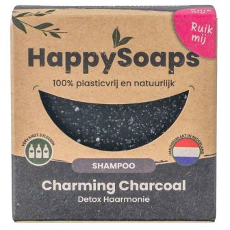 HappySoaps Shampoo Bar Charming Charcoal 70 gr