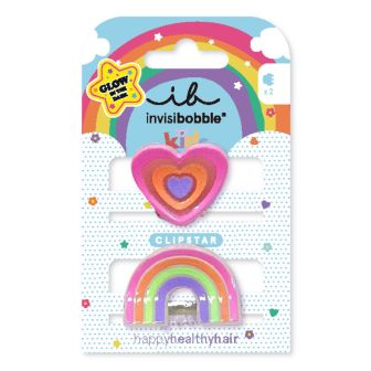 Invisibobble - Clipstar Glow Kids - Happy Heart