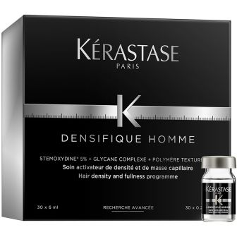 Kérastase - Densifique Cure Homme Haarkuur voor Dunner Wordend Haar - 30x6 ml