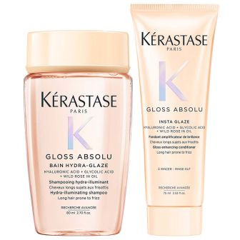 Kérastase gloss absolu hydra glaze shampoo en conditioner mini