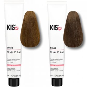 KIS KeraCream Color 6 N Donkerblond & 7 N Middelblond Voordeelset