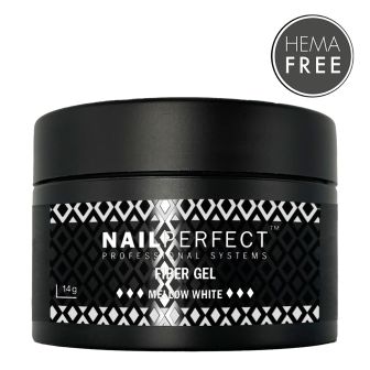 Nail Perfect - Fiber Gel - Mellow White - 14gr
