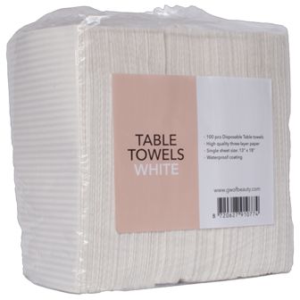 Nail Perfect - Table Towels White - 100 Stuks