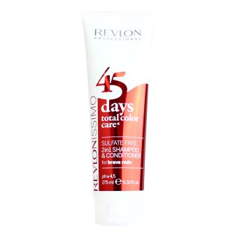 Revlon - 45 Days Color - 2 in 1 Shampoo & Conditioner - Reds - 275 ml