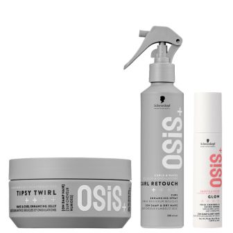  Schwarzkopf - OSiS+ - Type 4A Kroes haar - Set voor zachte krullen