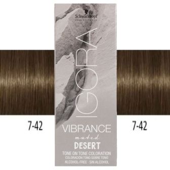 Schwarzkopf - Igora Vibrance - 7-42 - Muted Desert - 60 ml