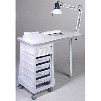 Sibel - Manicure Tafel met Afzuiging - Wit