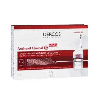 Vichy Dercos Aminexil Clinical 5 Vrouw 21 ampullen