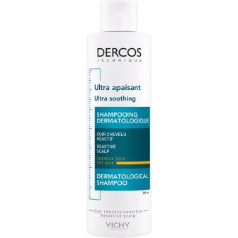 Vichy Dercos Ultra-kalmerende Shampoo Droog Haar 200 ml