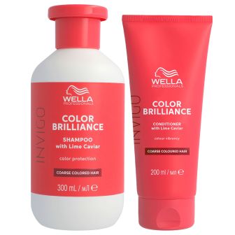Wella Professionals - Invigo - Color Brilliance - Gekleurd & Dik Haar - Voordeelset