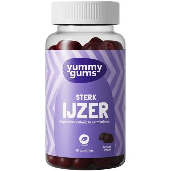 Yummygums IJzer Sterk Gummies 60 Gummies