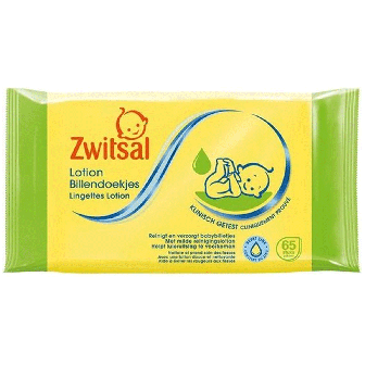 Zwitsal Billendoekjes Lotion 65 st
