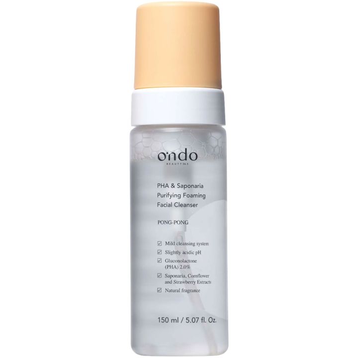 Ondo Beauty PHA & Saponaria Foaming Cleanser 150 ml