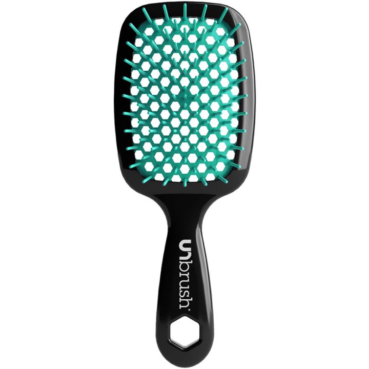 Unbrush-Detangling-Hair-Brush-Lagoon-Teal-Front