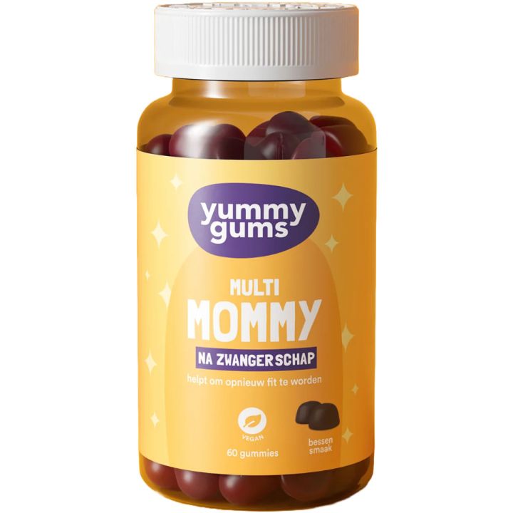 Yummygums Mommy Multi Na Zwangerschap 60 Gummies Voorkant