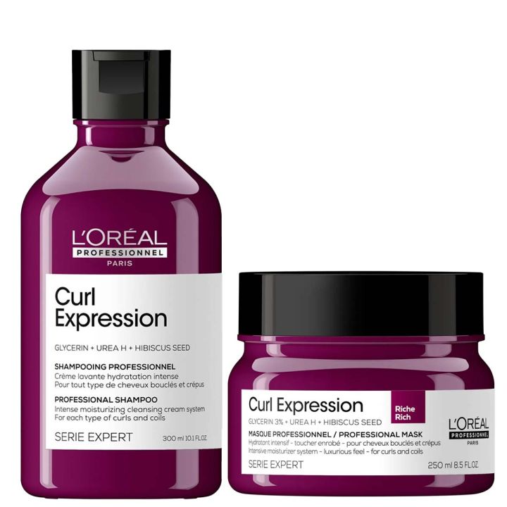 curl expression mask shampoo set