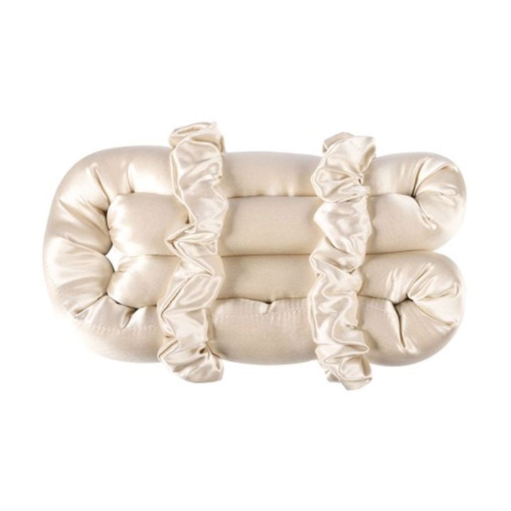 Beauty Pillow Luxury Silk Heatless Curls Champagne