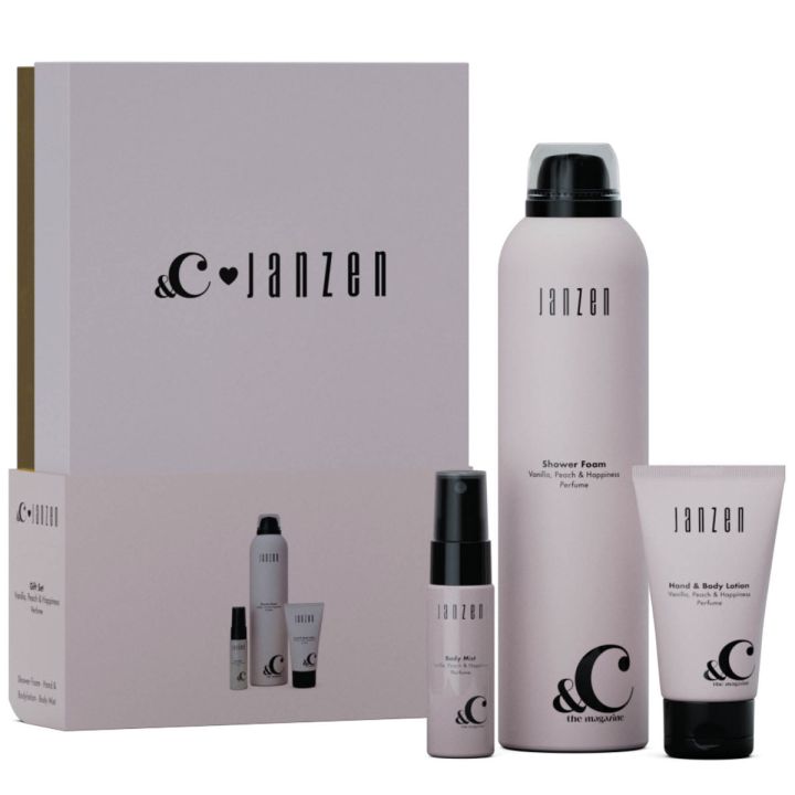 JANZEN Set S Body &C Vanilla Peach&Happiness Gift Set