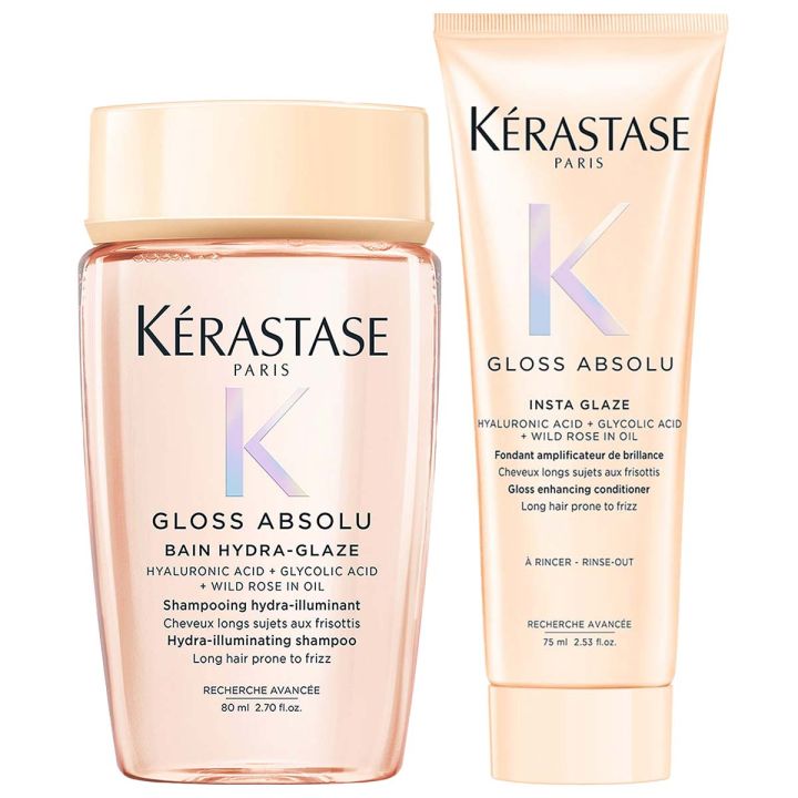 Kérastase gloss absolu hydra glaze shampoo en conditioner mini