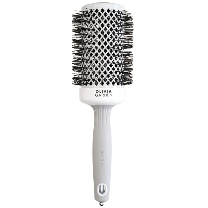 Olivia Garden Expert Blowout Shine White & Grey 55 mm