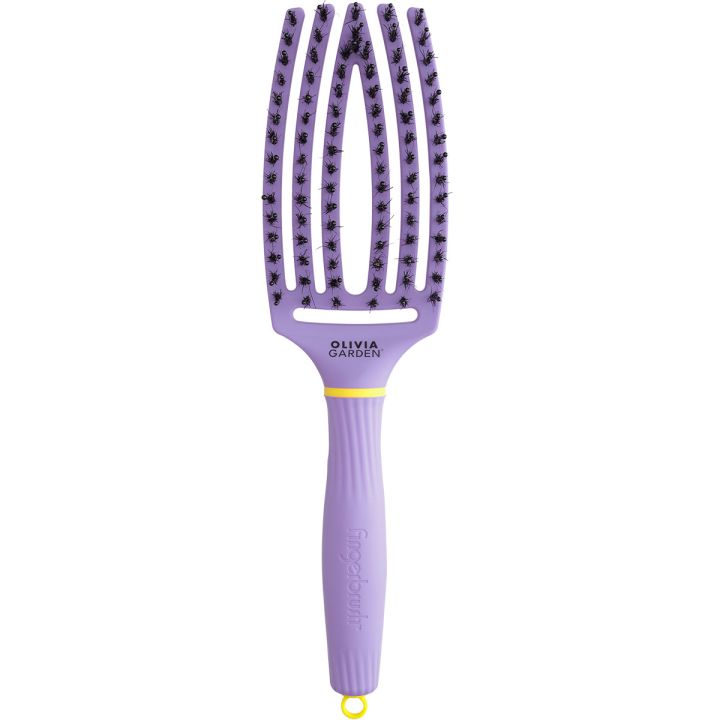 Olivia Garden FingerBrush Boar&Nylon Snuggle Purple