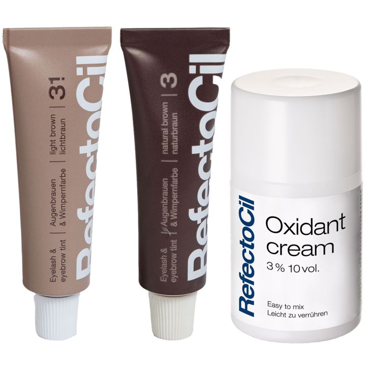 RefectoCil Bruin en Lichtbruin met Oxidant Voordeelset