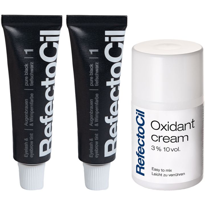 RefectoCil Zwart 2 stuks met Oxidant Voordeelset