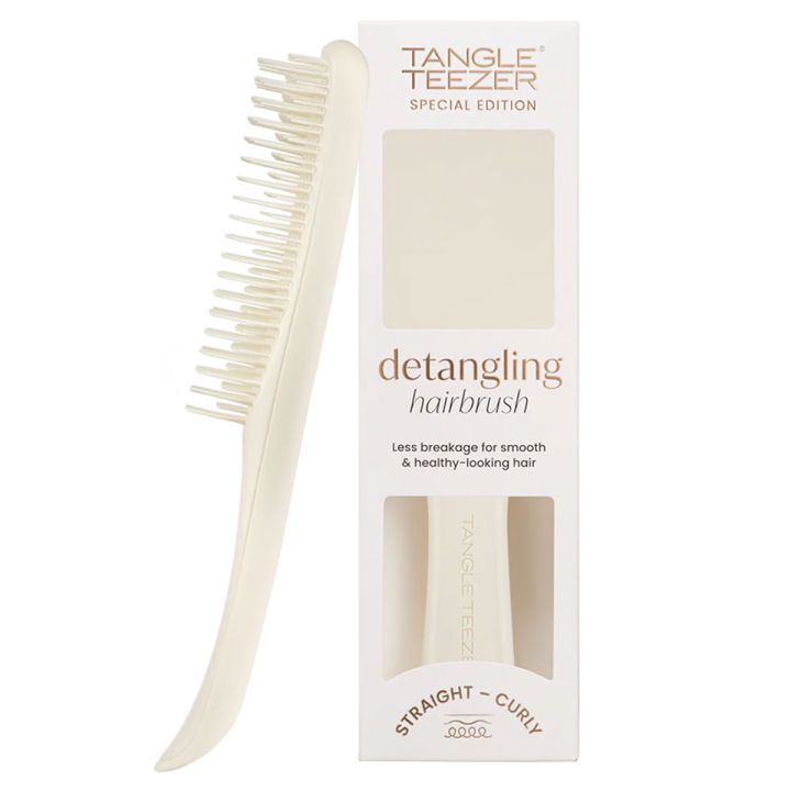 tangle teezer detangling brush porcelain cream