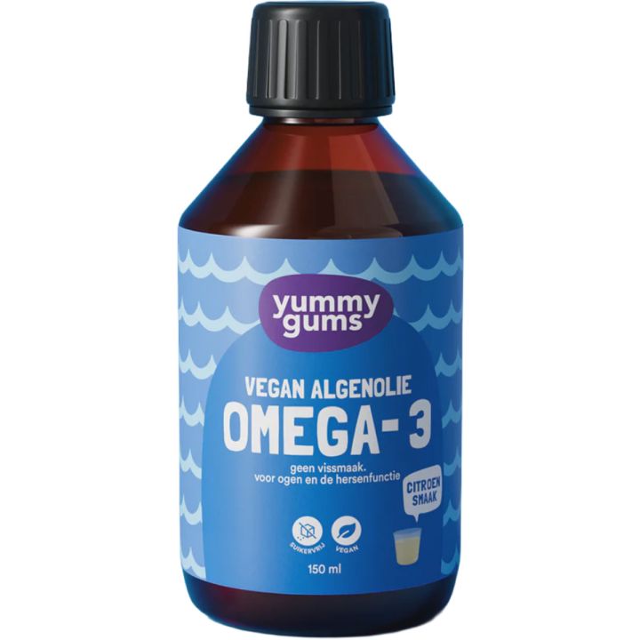 Yummygums - Vloeibaar Omega-3 Algenolie - 250 ml