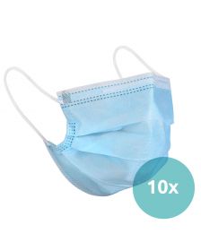 Mondkapjes - 3 laags - type 1 ( FFP1 ) - 10 stuks