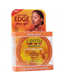 Cantu - Shea Butter - Natural Edge Stay Gel - 64 gr